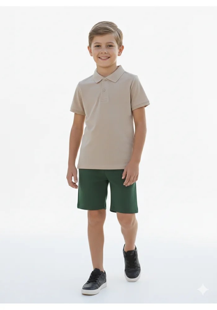Conjunto Infantil Verão Gola Polo